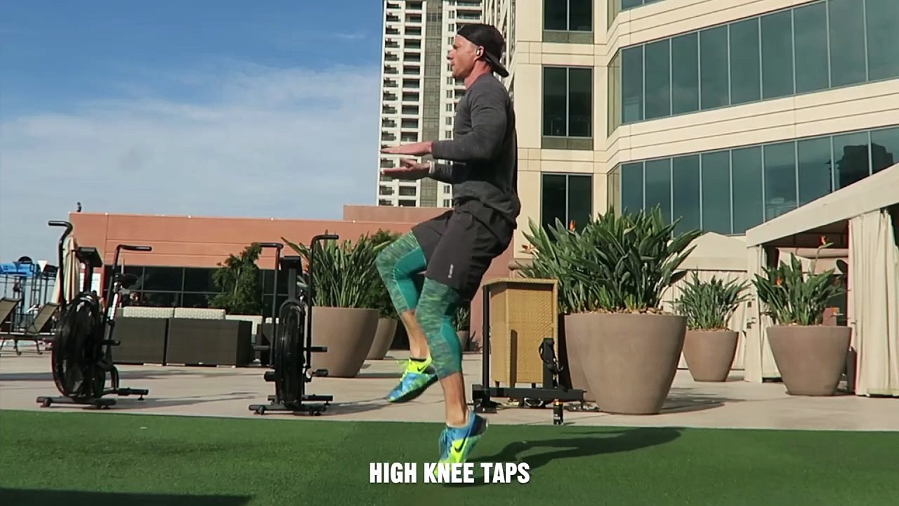 How To Do HIGH KNEE TAPS  Exercise Demonstration Video and Guide_Clip