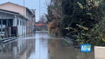 Maltempo, a Roma esonda il fiume Aniene: allagamenti nel quartiere Ponte Mammolo