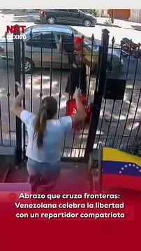 ❤️ Un momento lleno de emoción se vivió en Córdoba, Argentina, cuando una venezolana pidió comida a domicilio y descubrió que el repartidor también era de Venezuela. Sin pensarlo dos veces, lo abrazó y juntos celebraron la libertad de su país.