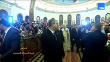 مصر بتفرح في كاتدرائية المسيح.. الرئيس السيسي وسط الأقباط في قداس عيد الميلاد