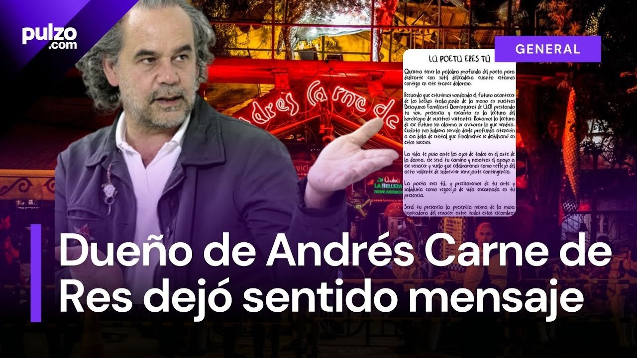 Dueño de Andrés Carne de Res escribió poético mensaje a Laura Villamil | Pulzo