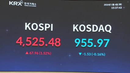 코스피 4,500도 넘어...삼전·하이닉스 또 최고가 / YTN