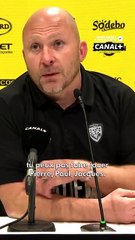 Pierre Mignoni revient sur son choix de composition d’équipe face à La Rochelle. Pour rappel, il a décidé de faire confiance à la jeune garde toulonnaise, mais la marche était trop haute puisque Toulon s’est incliné 66-0 🎙️