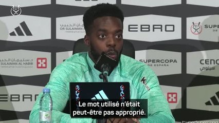 Bilbao - Iñaki Williams revient sur ses propos : "Sur la forme, ce n'était pas approprié"