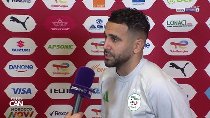 CAN 2025 : la joie de Riyad Mahrez après la qualification de l'Algérie !