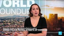 Armed police patrol streets of Caracas as CIA reportedly advises to keep Maduro loyalists in power