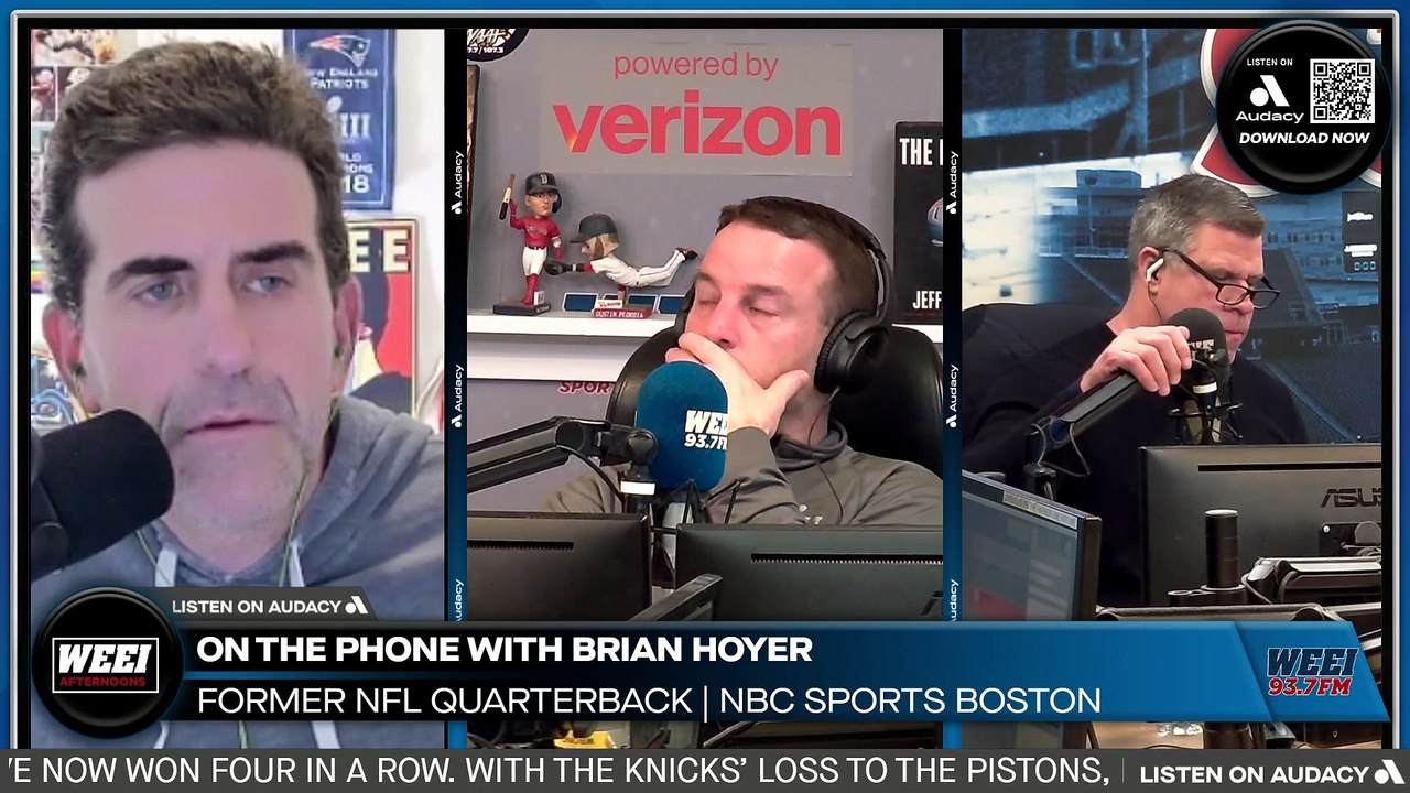 WEEI Afternoons: Brian Hoyer explains where Drake Maye grew the most in year two