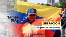 Mujeres venezolanas marcharon por la liberación del Pdte. Maduro y Cilia Flores