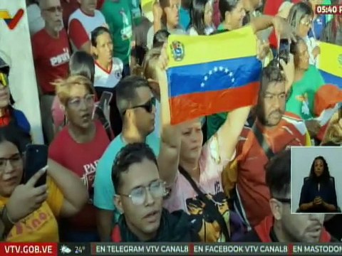 Pueblo de Cojedes marcha en apoyo al Presidente Maduro y la Primera Dama Cilia Flores