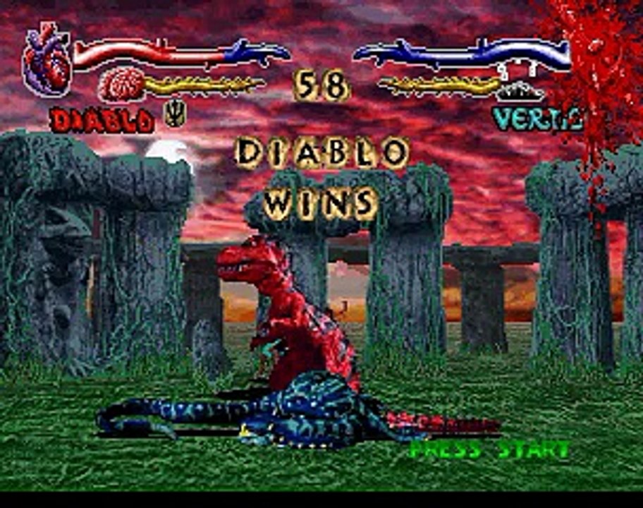 Primal Rage (SEGA SATURN) Diablo Walkthrough