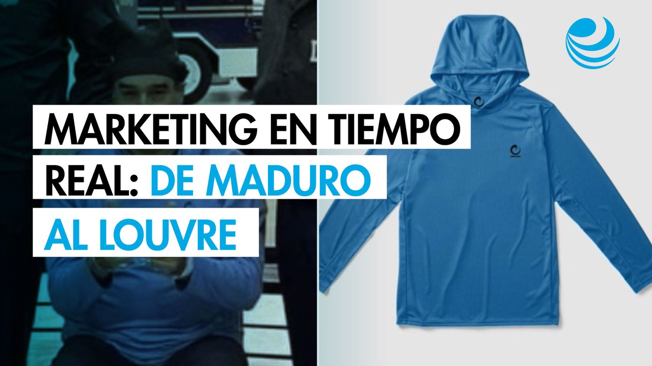 "Marketing" en tiempo real: De la sudadera de Maduro al montacargas del Louvre