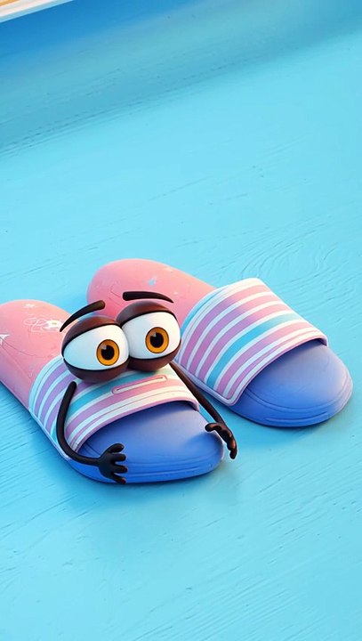My flip-flop is a master of hide and seek 😂 #animation #doods