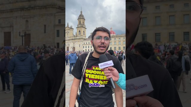Esto piensan los ciudadanos que salieron a la marcha del presidente Petro #colombia #petro #noticias