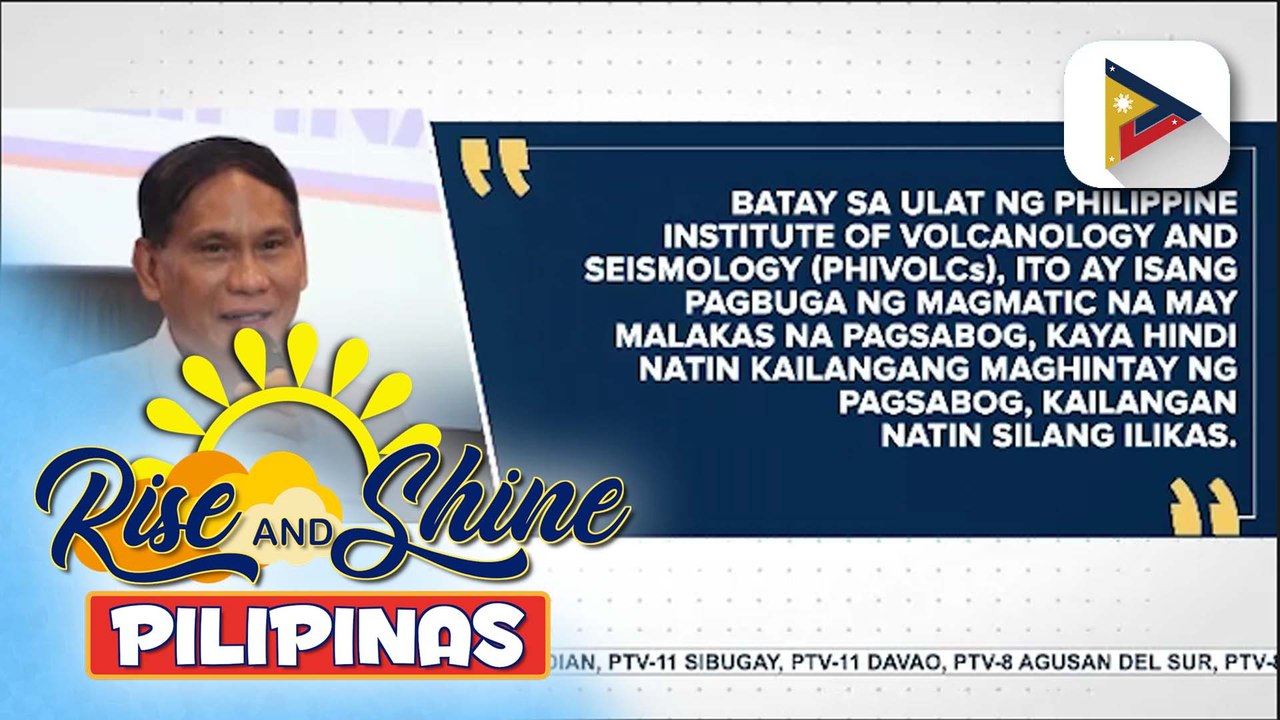 Mga pamilyang nakatira sa loob ng 6km permanent danger zone ng Bulkang #Mayon, mabilis na nailikas