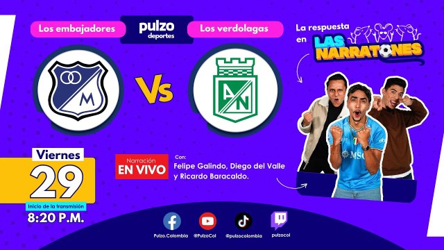 Millonarios vs. Atlético Nacional – EN VIVO – Cuadrangularesde la Liga Betplay 2024 | Pulzo Deportes