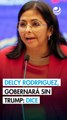 Delcy Rodríguez, presidenta interina de Venezuela, dice que gobernará sin influencia de Trump