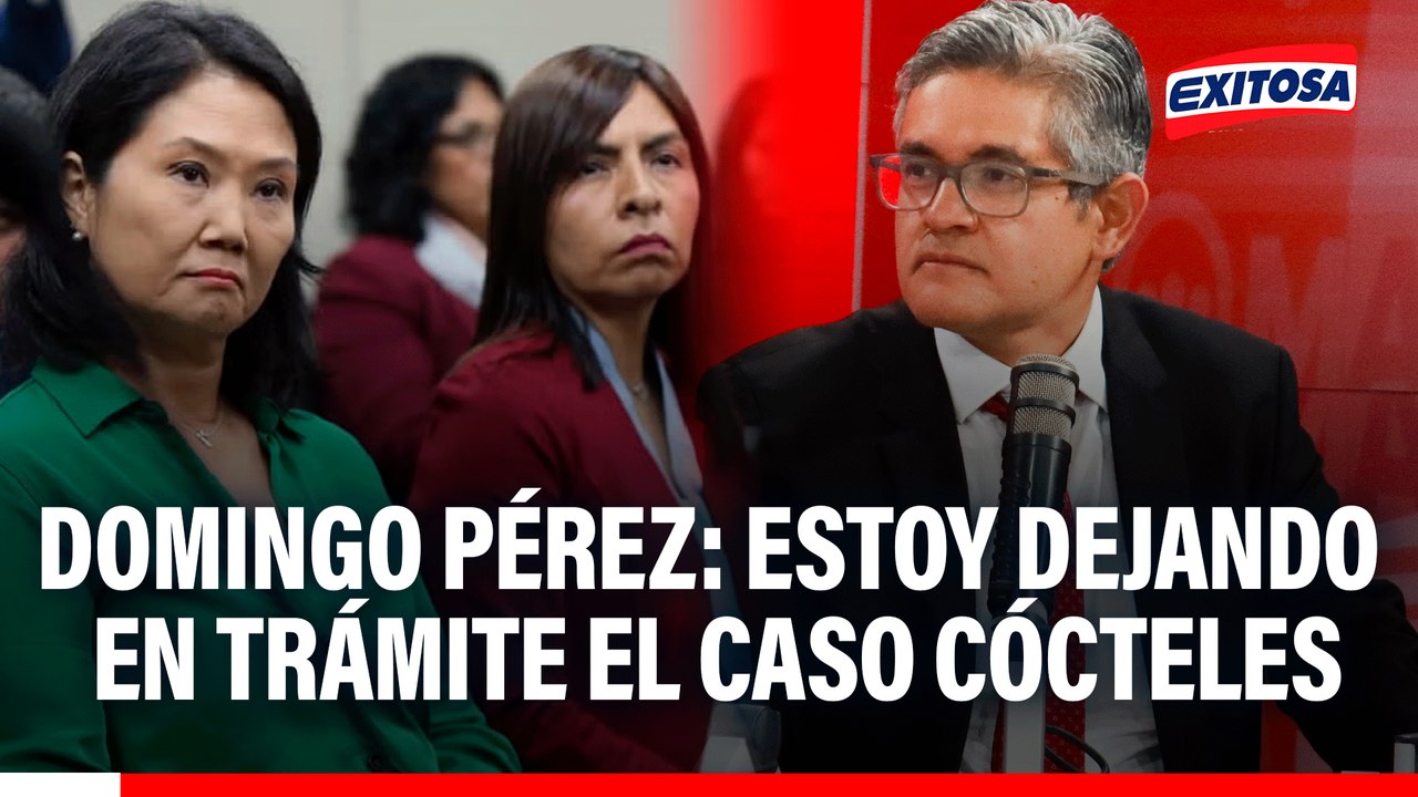 Domingo Pérez acusa al TC de interferir 3 veces en caso 'Cócteles': "Lo estoy dejando en trámite"