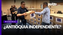 Tres millones de firmas fueron radicadas para buscar la autonomía fiscal de Antioquia| Pulzo