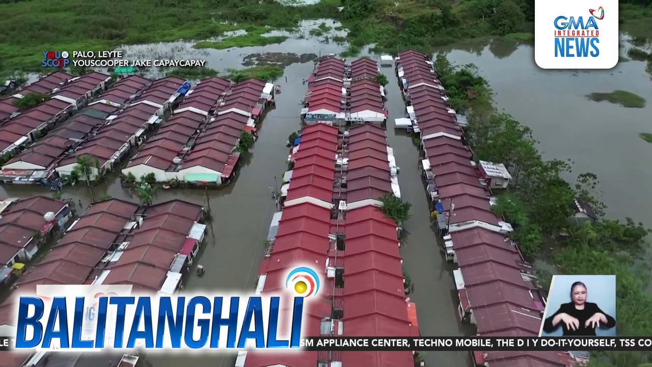 Ilang lugar sa Bicol at Eastern Visayas, binaha dahil sa pag-ulang dulot ng shear line | Balitanghali