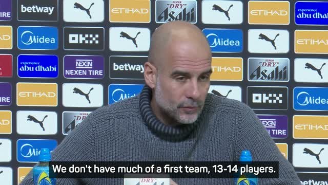 Guardiola calls on City stars to dig deep amid injury crisis