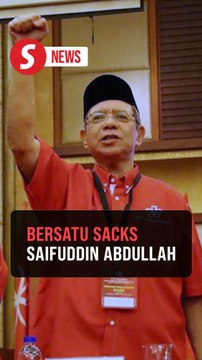Saifuddin sacked from Bersatu over alleged breach of party rules