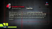 EUA anunció que Venezuela entregará entre 30 y 50 millones de barriles de petróleo