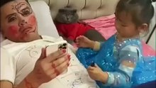 The cat realized that he was next