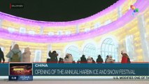 Opening of the Harbin ice and snow Festival in China