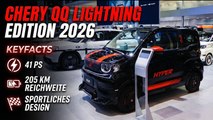 Jung, frech, elektrisch: Chery QQ Ice Cream Lightning Edition 2026