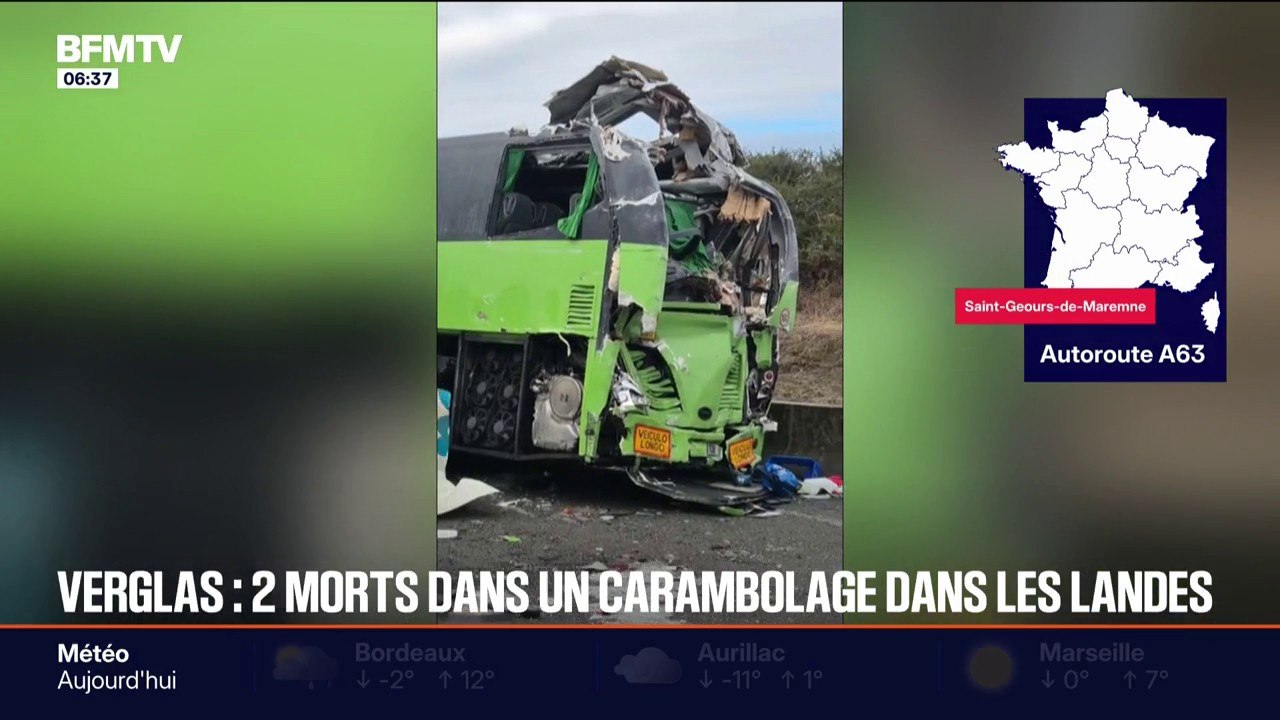 Verglas: ce que l'on sait du carambolage dans les Landes qui a fait deux morts