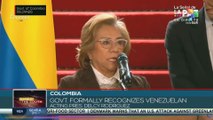Colombia govt. recognizes acting Pres. Delcy Rodriguez