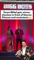 At the Dubai party, the Danube Group owner said he felt Tanya Mittal would be the winner of Bigg Boss 19, in front of contestants and Gaurav Khanna