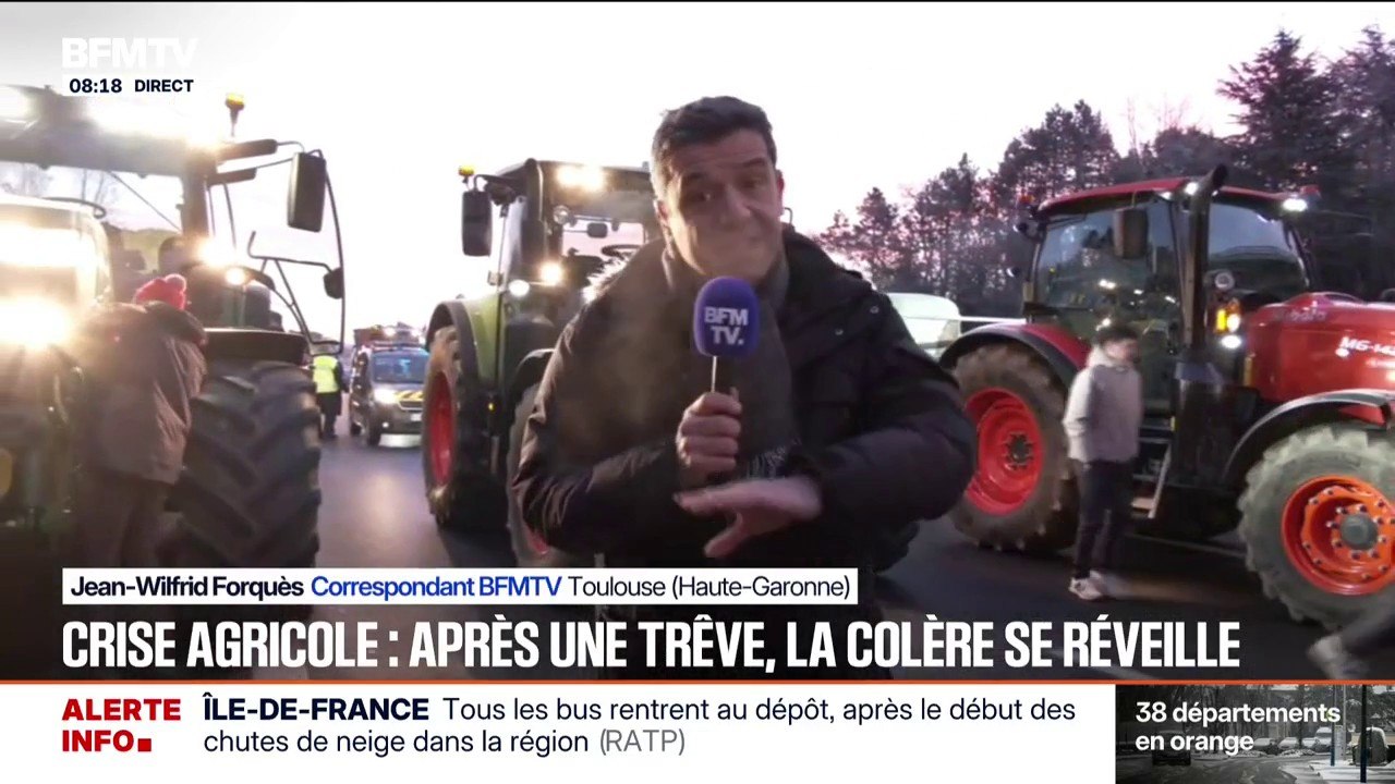 Toulouse: les agriculteurs manifestent malgré les interdictions