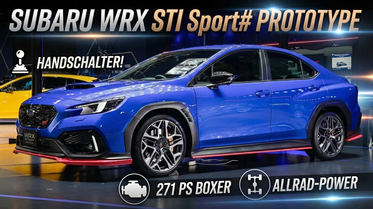 Subaru WRX STI Sport# auf dem Tokyo Auto Salon 2026 vorgestellt