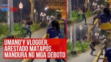 Umano'y vlogger, arestado matapos mandura ng mga deboto | GMA Integrated Newsfeed