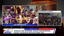 Andas ng Poong Jesus Nazareno, nasa Quezon Boulevard na | GMA Integrated News