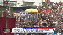 Mga deboto ng Poong Jesus Nazareno, nakaabang sa Arlegui Street | GMA Integrated News