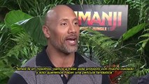 Dwayne Johnson, Kevin Hart y Nick Jonas nos hablan de 'Jumanji: Bienvenidos a la jungla'