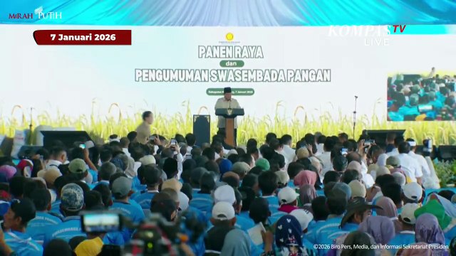 Heboh! Presiden Prabowo Sapa Titiek Soeharto-Dedi Mulyadi, Panen Raya-Swasembada Pangan di Karawang