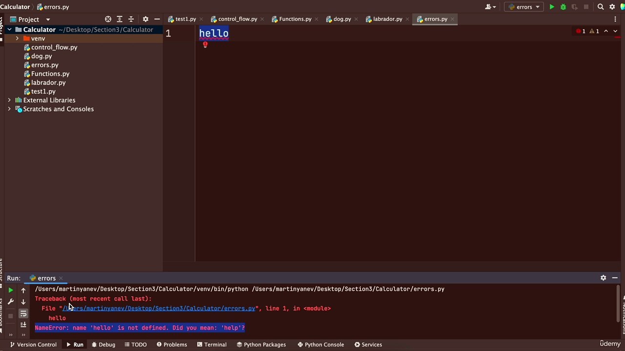 Lesson 12 |  Error Handling | Playwright Python Course