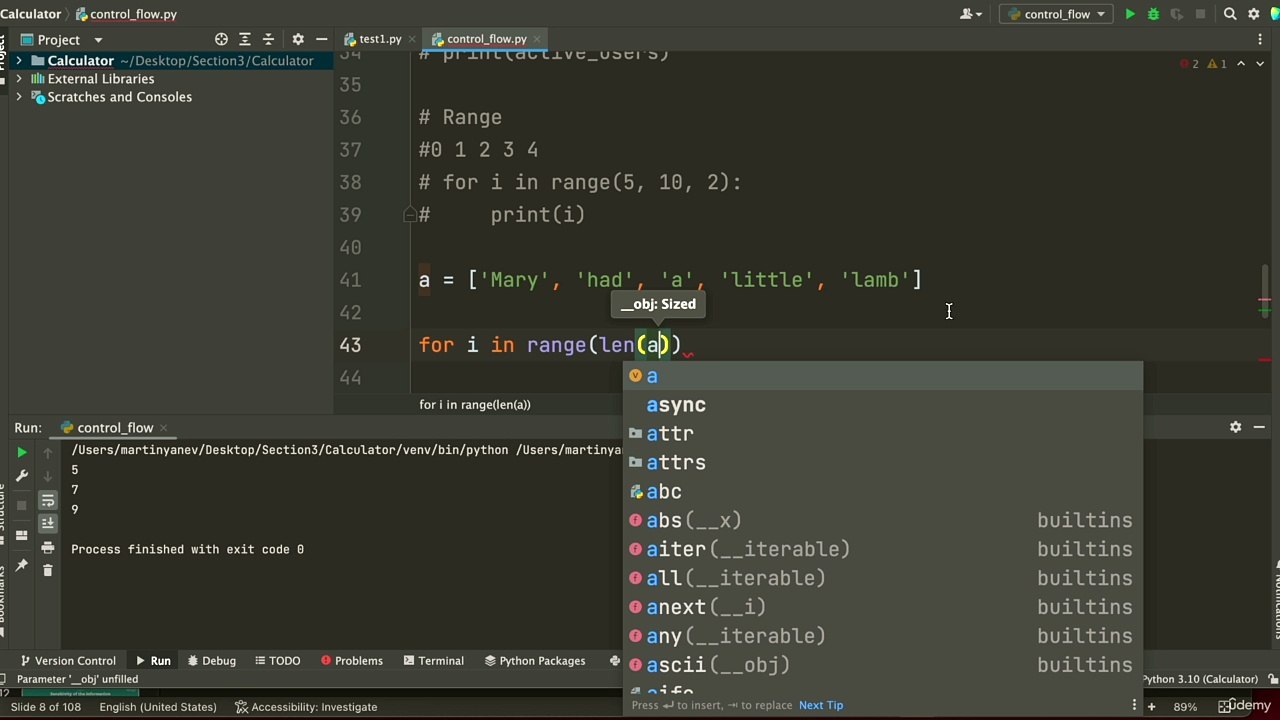 Lesson 09  | Flow Control Keywords | Playwright Python Course