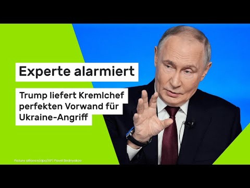 Experte alarmiert - Trump liefert Kremlchef perfekten Vorwand für Ukraine-Angriff