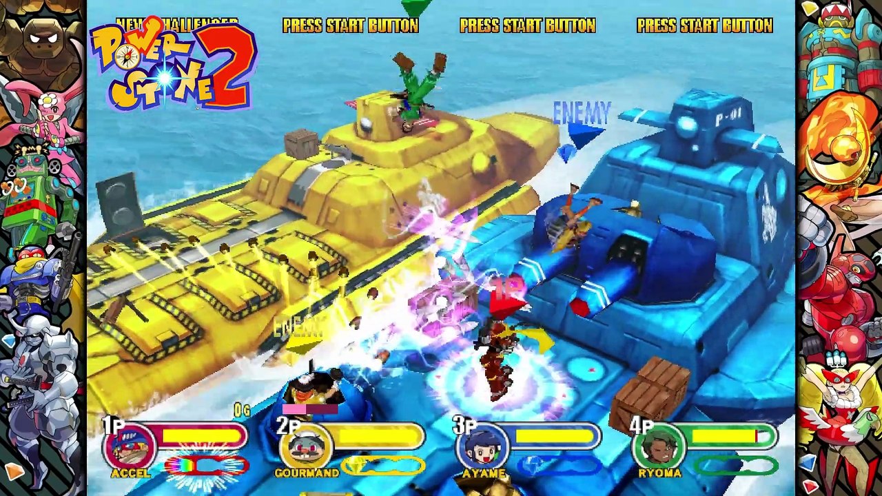 Capcom Fighting Collection 2 - Power Stone 2 y Capcom Fighting Evolution