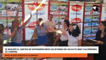 Se realizó el sorteo de Supermercados California de un auto 0KM y 64 órdenes de compra