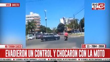 Tremendo: escapaban de un control policial y terminaron chocando