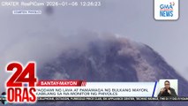 Pagdami ng lava at pamamaga ng Bulkang Mayon, kabilang sa na-monitor ng PHIVOLCS | 24 Oras