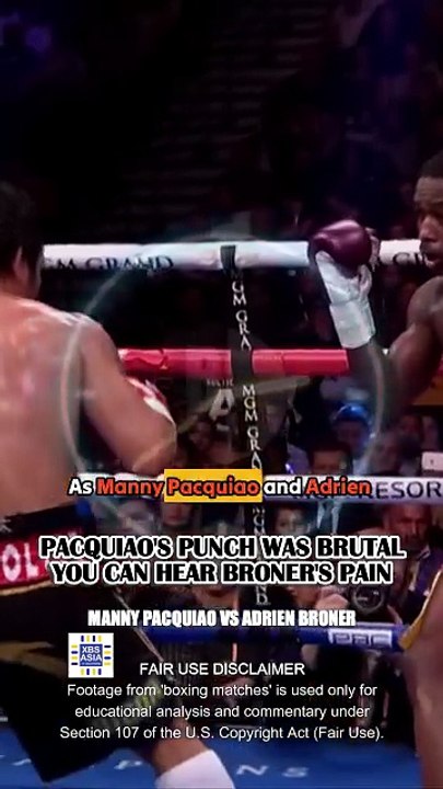 Manny Pacquiao's SINGLE SHOT made Adrien Broner CRY OUT in AGONY!