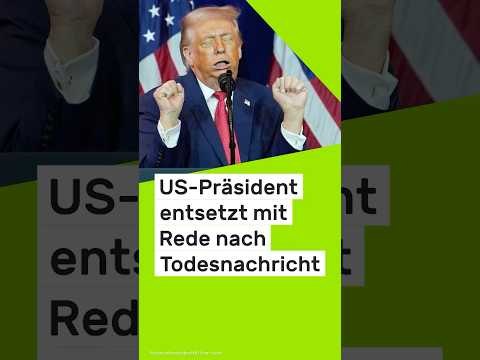 Donald Trump: Typisches narzisstisches Verhalten - Präsident entsetzt mit Rede nach Todesnachricht