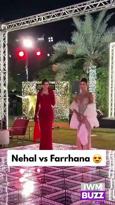 Nehal Chudasama and Farrhana Bhatt spotted at the Bigg Boss 19 success party in Dubai