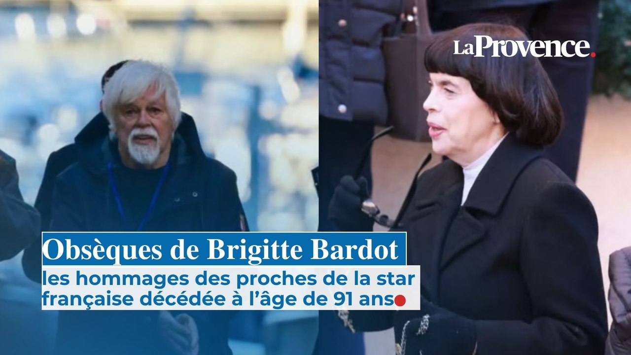 Les hommages des proches de Brigitte Bardot lors des obsèques de la star française